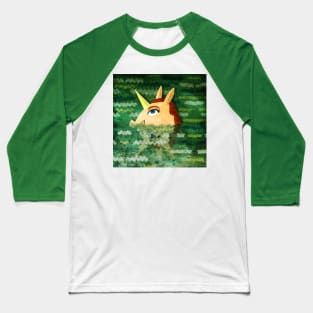 Under Water Unicorn Baseball T-Shirt